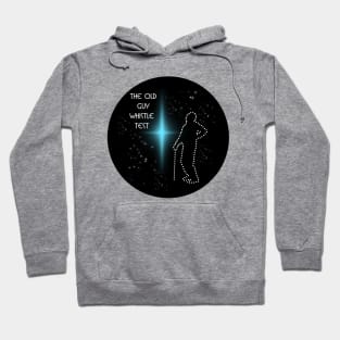 old guy whistle test round Hoodie